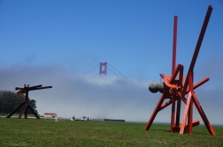 From GG Park, with bridge peaking out from the fog